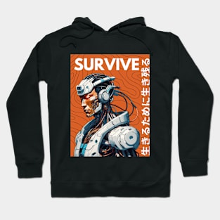 cyberunk samurai Hoodie